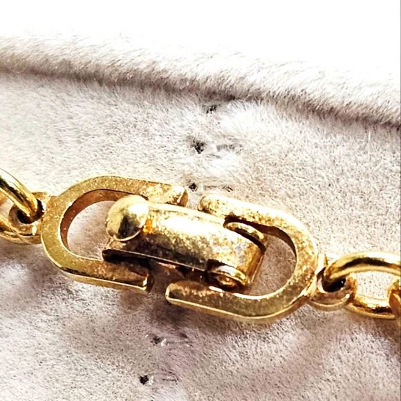 Christian Dior Twist Rope 18k Gold Plated Necklace - Picture 4 of 4